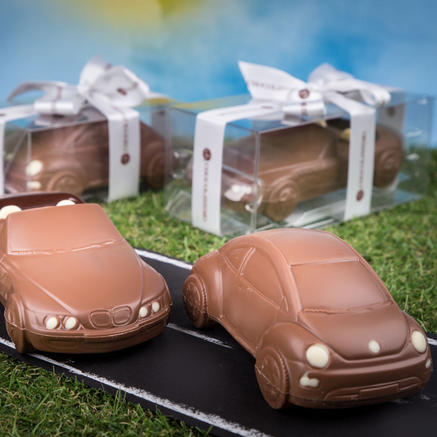 chocolate bmw car