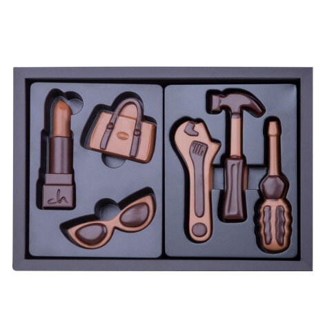 Chocolate tool and beauty set