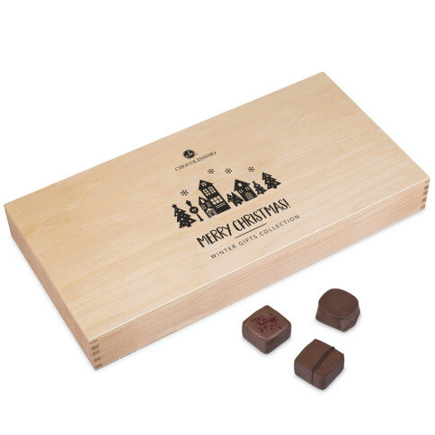 Christmas premiere pralines, christmas chocolate pralines