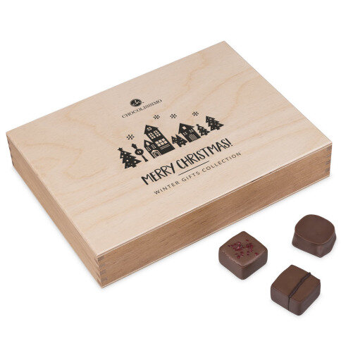 Xmas Premiere chocolate pralines, pralines for Christmas