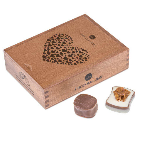 elegance for valentine's day, chocolate valentine