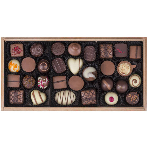 Christmas premiere pralines, christmas chocolate pralines