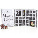 Advent Book Black - Merry Christmas - Chocolate