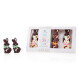 Set chocolate Easter Bunnies