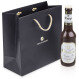 Dark chocolate beer bottle