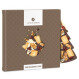 Chocolate Christmas tree with cookies