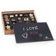 Chocoliscious with blackboard - Love