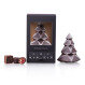Luxury dark chocolate Christmas Tree with pralines
