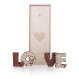Milk chocolate letters - Love