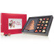 Xmas ChocoPostcard Maxi - Red - Pralines and chocolate