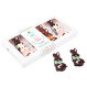 Set chocolate Easter Bunnies