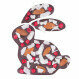 Chocolate Easter Bunny with almonds