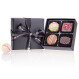 Chocolate gift set for Christmas in a jute bag