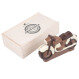 Chocolate motorcycle in a wooden box