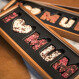 Dark chocolate letters - I love Mum