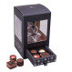 Luxury dark chocolate Christmas Tree with pralines