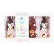 Set chocolate Easter Bunnies