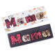Dark chocolate letters - MAMA