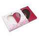 Chocolate Heart - Harmony - Ruby and dark