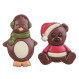 Two winter figures - Chocolate figures 