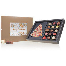 festive praline set, best quality chocolate bar