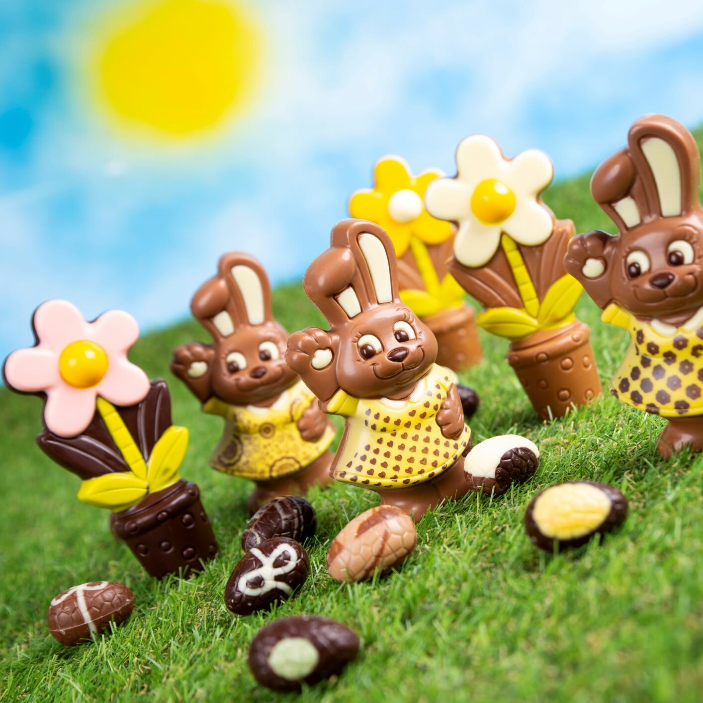 Unique Easter chocolate figures
